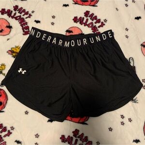 Under Armour black athletic shorts